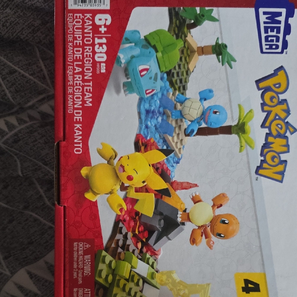 Mega Pokémon Kanto Region Building Set
